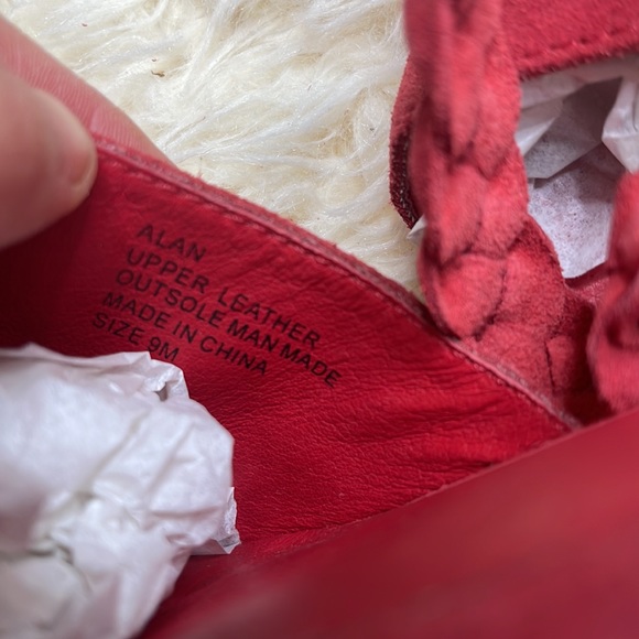 Matisse red pointy toe flat Alan - Picture 4 of 4